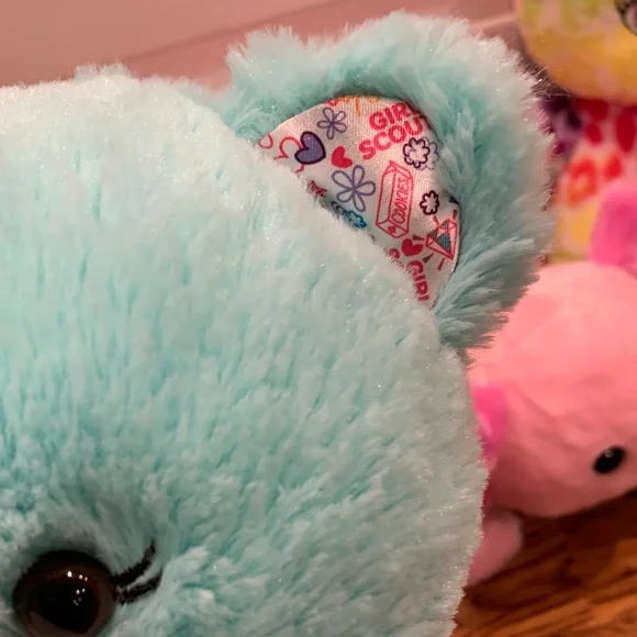 Build a Bear Bears Axolotl Turquoise, Rainbow, and Pink Stuffed Animal Set - Picture 7 of 7